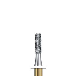 S-Diamond Bur FG #S6835KR-012 Cylinder Coarse Round-Edge pk5
