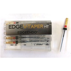 EdgeV-Taper HT .06 size 25 25mm Pack of 6
