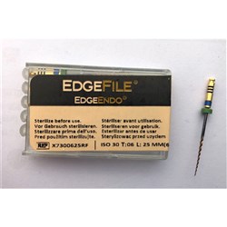 EdgeFile X7 taper .06 size 30 29mm Pk 6