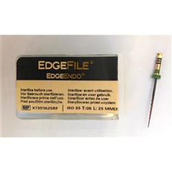 EdgeFile X7 taper .06 size 35 29mm Pk 6