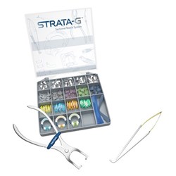 Strata-G Sectional Matrix Syst Deluxe Kit 3 Ring- Forceps R&M