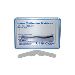 Tofflemire Matrices #1002 0.050mm thin pkt 30