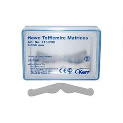Tofflemire Matrices #1103 0.038mm thin pkt 30