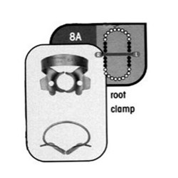 Stainless Steel Rubber Dam Clamp #8A