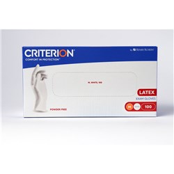 Criterion CL Powder Free Latex Glove Medium box 100