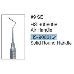 Henry Schein Probe #9 SE Solid Round Handle