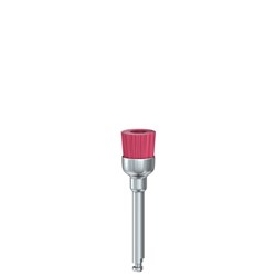 Nylon Prophy Brush RA #9645F Fine Bristle Pink Pkt 100