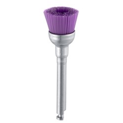Nylon Prophy Brush RA #9645M Medium Bristle Lavender Pkt100