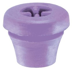 Silicone Plug #9891-6 Purple Refills for Bur Blocks Pkt8