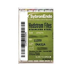 Hedstrom File 25mm Size 55 Red pkt 6