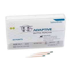 TF ADAPTIVE Gutta Percha Med/Large Green ML1 Pack of 50