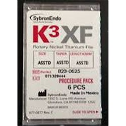 K3 File 21mm .06 Taper Procedure Pack pkt 6