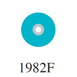 SOFLEX Disc Pop on Fine Blue 1/2" 12.7mm Pack of 85
