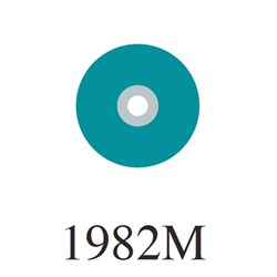 SOFLEX Disc Pop on Medium Blue 1/2" 12.7mm Pack of 85