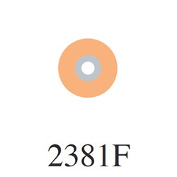 SOFLEX Disc Pop on Fine Orange 3/8" 9.5mm Pack of 85