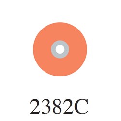 SOFLEX Disc Pop on Coarse Orange 1/2" 12.7mm Pack of 85