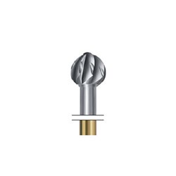 Tung-Carbide Bur RA #H1SE-008 Round Staggered Toothing Pkt 5