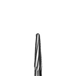 T-Carbide Bur HP #H23RS-008 Tapered Fissure Round-end pkt5