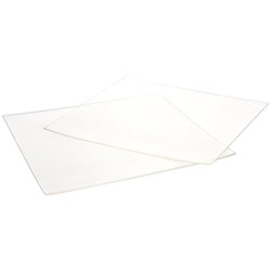 Sof-Tray 0.08'' 2mm thick V Heavy Sheets 127 x 127mm Pkt20