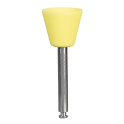 Jiffy Composite Polisher Cups Yellow Medium-Grit Pkt 12