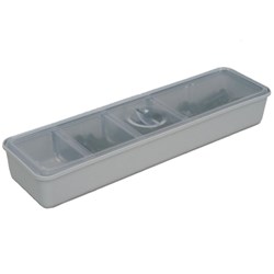 Long Tub Cup & Cover 5 Storage Compartments