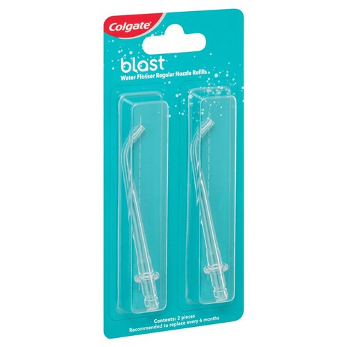 Colgate Blast Water Flosser Regular Nozzle Refills 2pk x6