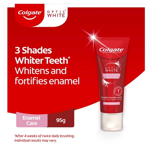 Colgate Optic White 1%HP Stain Fighter Toothpaste 100g x 12