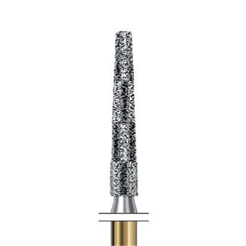 S-Diamond Bur FG #S6848KR-018 Cylinder Round-Edge Coarse pk5
