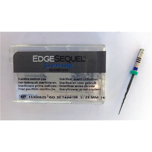 EdgeSequel Sapphire taper .06 size 30 21mm Pkt4
