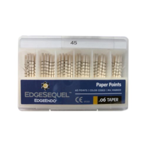 EdgeSequel Paper Point taper 06 size 45 Pkt60