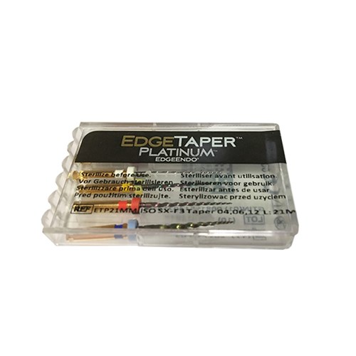 EdgeTaper Platinum Assorted SX,S1,S2,F1,F2,F3 21mm Pk 6