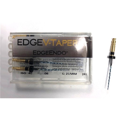EdgeV-Taper HT .06 size 40 21mm Pack of 6