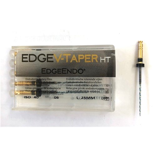 EdgeV-Taper HT .06 size 40 25mm Pack of 6