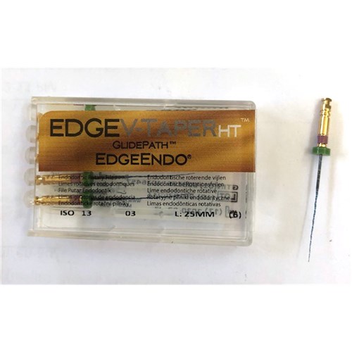 EdgeV-Taper HT Glidepath taper 03 size 13  25mm Pack of 6