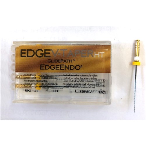 EdgeV-Taper HT Glidepath taper 03 size 14  25mm Pack of 6