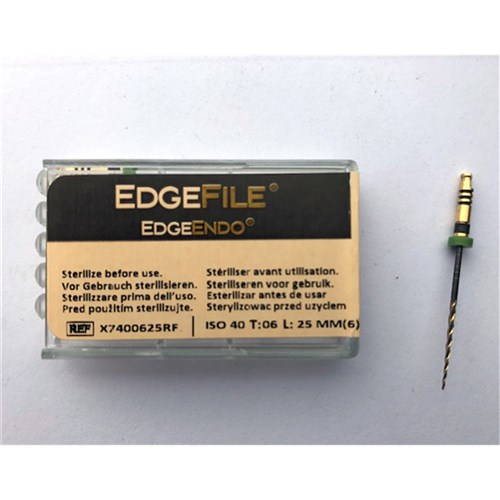 EdgeFile X7 taper .06 size 40 21mm Pk 6