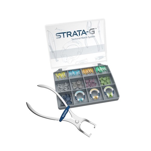 Strata-G Sectional Matrix Syst Standard Kit- 3 Rings & Forcep