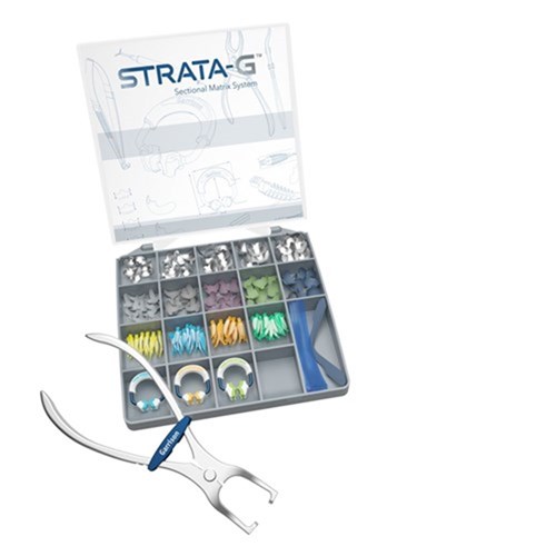 Strata-G Sectional Matrix Syst Intro Kit - 3 Rings & Forcep