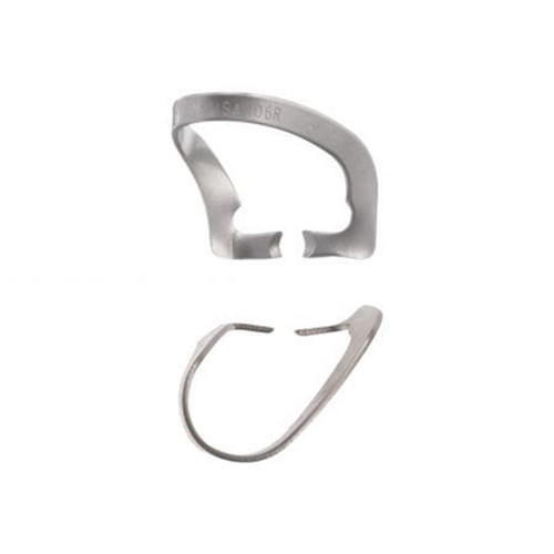 Rubber Dam Clamp #106R Satin Steel