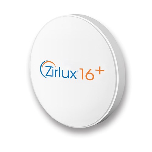 Zirlux 16+ D2 98.5X10 Zirconia CAD/CAM Disc