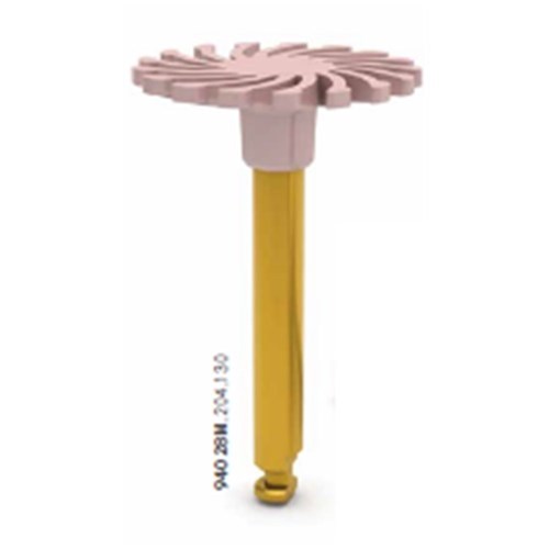 Spiral Diamond Polisher Wheel RA Med-Grit Pink #94028M Pkt 5