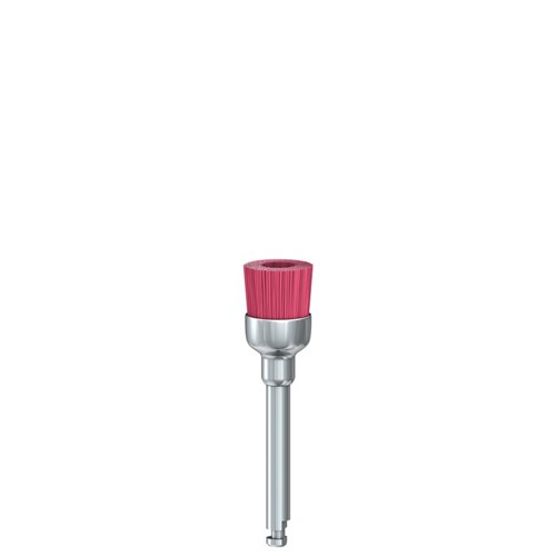 Nylon Prophy Brush RA #9645F Fine Bristle Pink Pkt 100