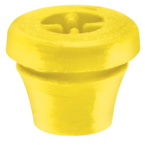 Silicone Plug #9891-3 Yellow Refills for Bur Blocks Pkt8