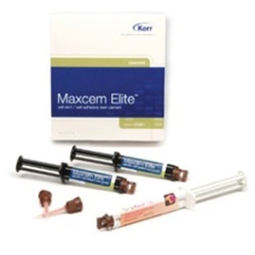 Maxcem Elite Syringe Clear Shade 2x 5g