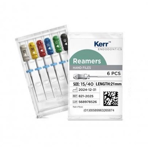 Reamer K 21mm Assorted Size 15-40 Pack of 6