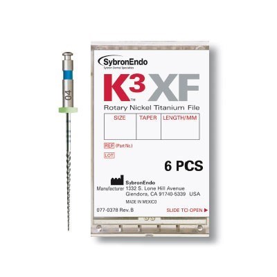 K3XF File Size 40.04 Taper 30mm pkt 6