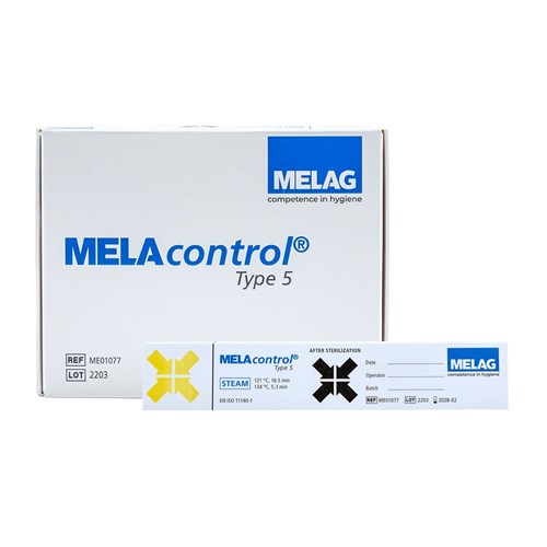 MELA Control Type 5 Indicator 250 Strips 250 Pieces