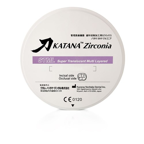 Katana Zirconia STML NW 98.5mm X 18MM CAD/CAM Disc