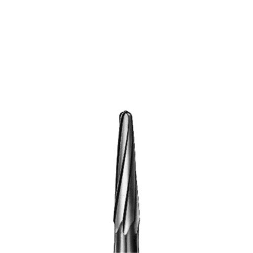 T-Carbide Bur HP #H23RS-008 Tapered Fissure Round-end pkt5