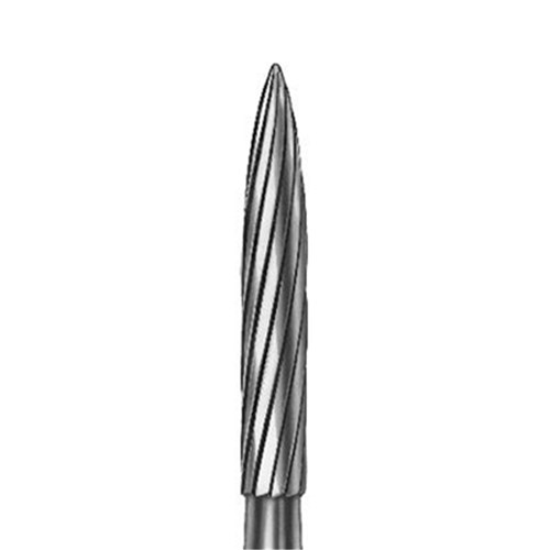 T-Carbide Bur FG #H48LUF-012 Flame UF-Finisher 30-blade pk5